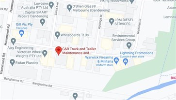 G & R Maintenance map
